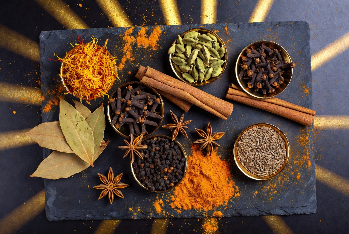 Spices and cooking process